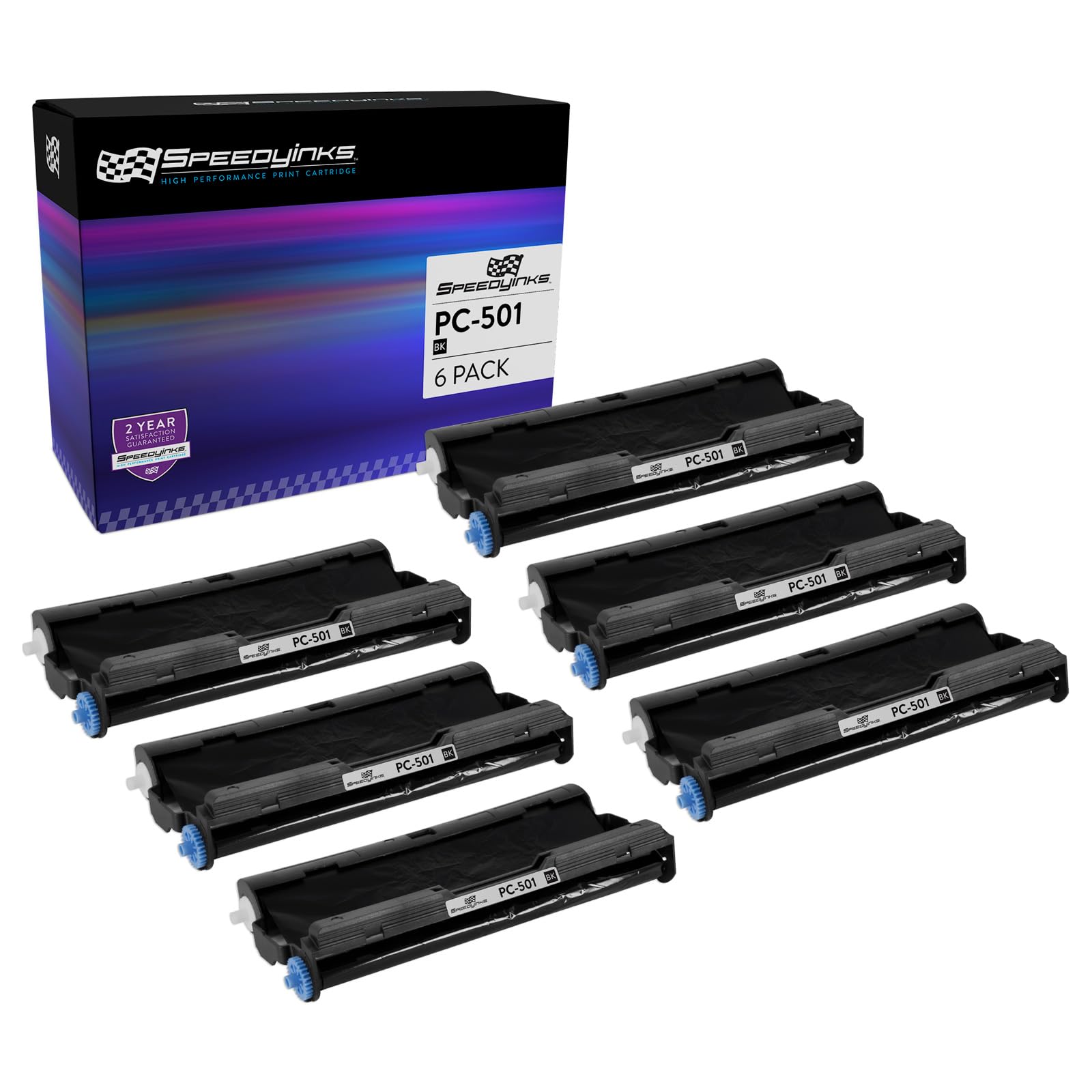 Brother PC-501 Compatible Fax Ribbon 6-Pack