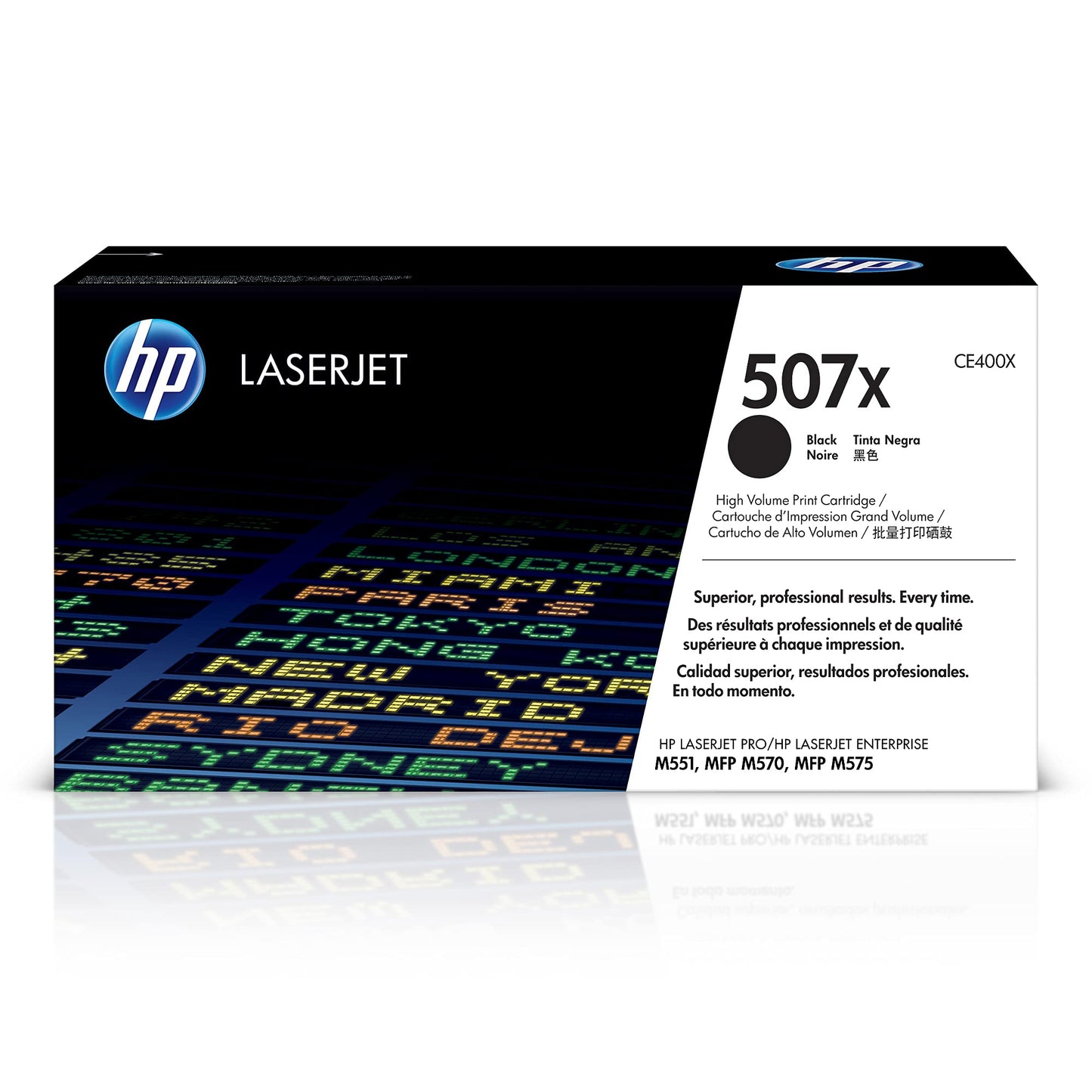 HP 507X Black Toner Cartridge CE400X 11,000 Pages
