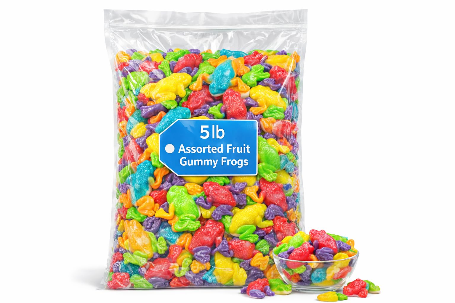Albanese Candy, Gummi Rainforest Frogs, 5-pound Bag
