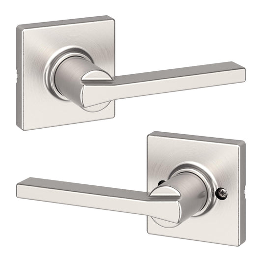 Kwikset Casey 92001-601 Passage Door Lever Satin Nickel