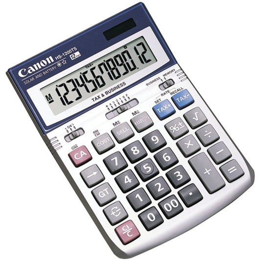 CANON HS-1200TS 12 DIGIT - SILVER Calculators