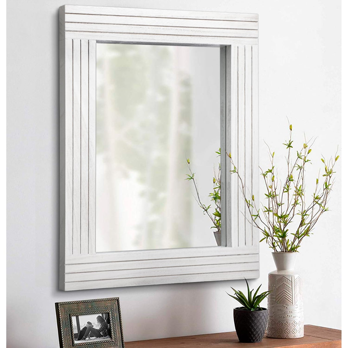 HLFMVWE Rustic Wall Mirror