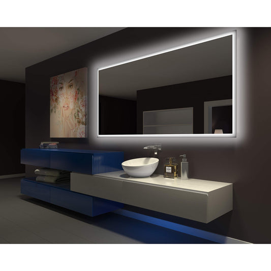 Paris Mirror Rectangle Backlit 84 x 40 Inch