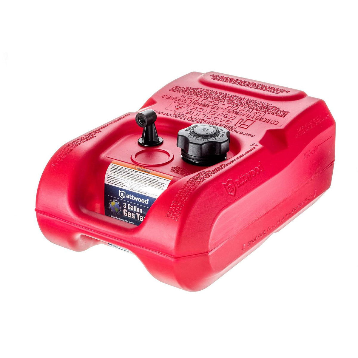 Attwood 8803LP2 3-Gallon Portable Marine Fuel Tank
