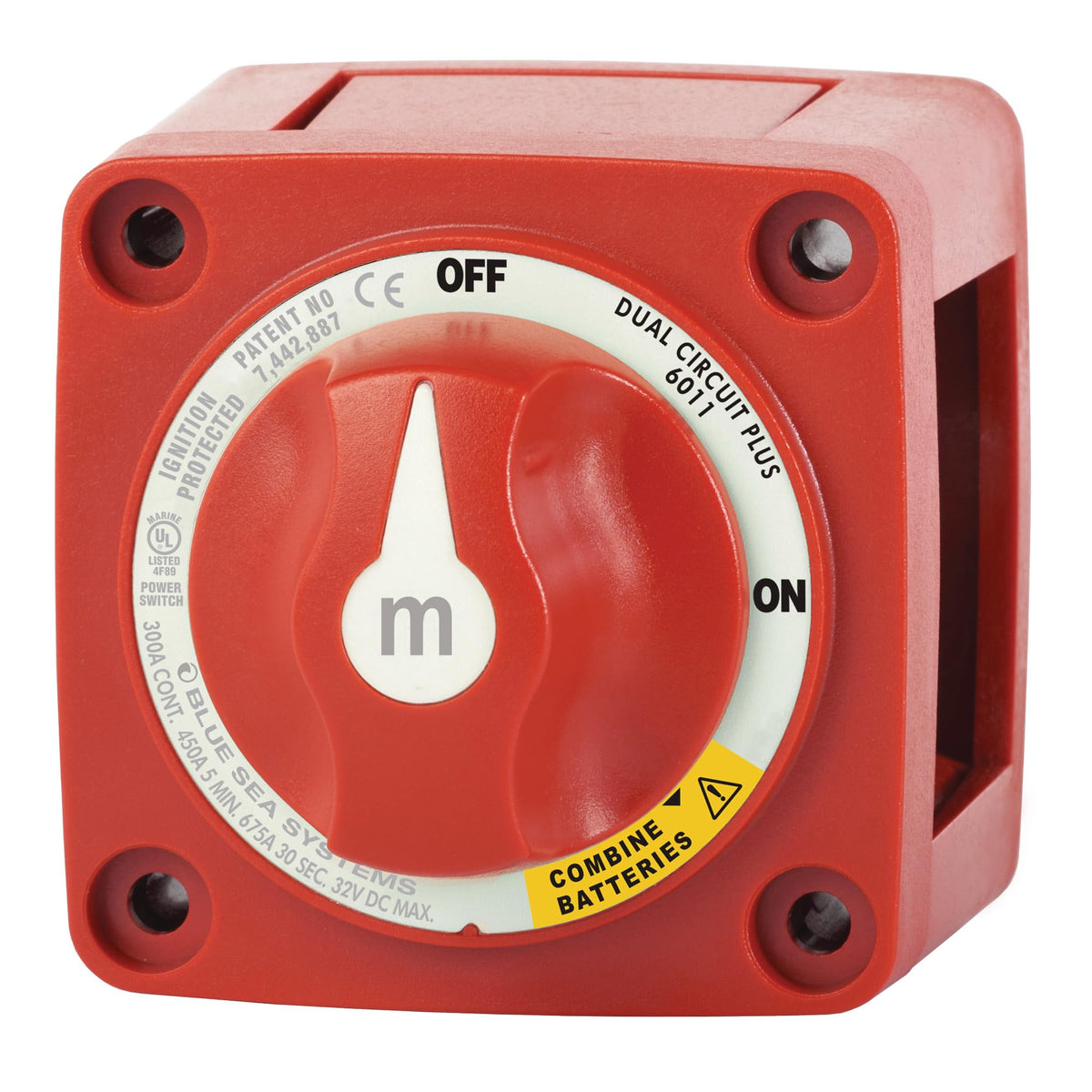 Blue Sea 6011 m-Series Dual Circuit Battery Switch
