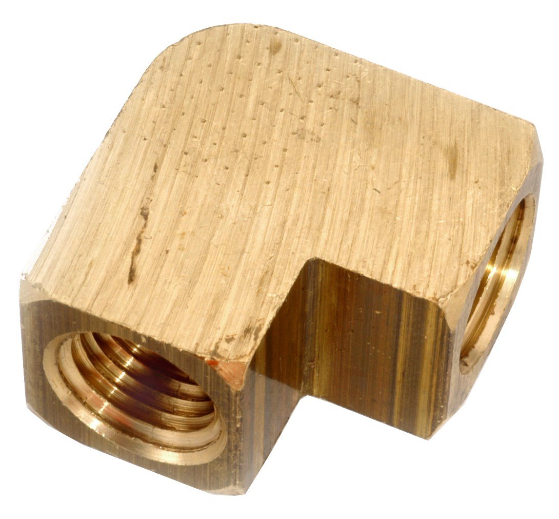 Anderson Metals 756100-02 Brass 1/8 in. 90° Elbow, 10-Pack
