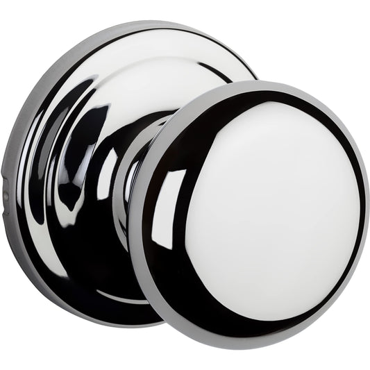 Kwikset Hancock Passage Door Knob Polished Chrome