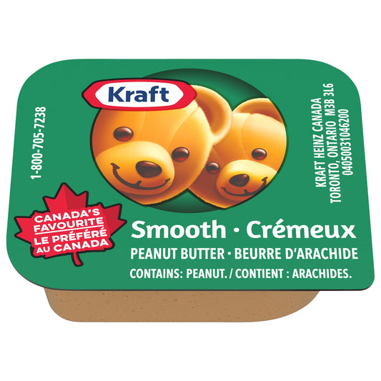 Kraft Creamy Peanut Butter Portions 18g 200-Pack