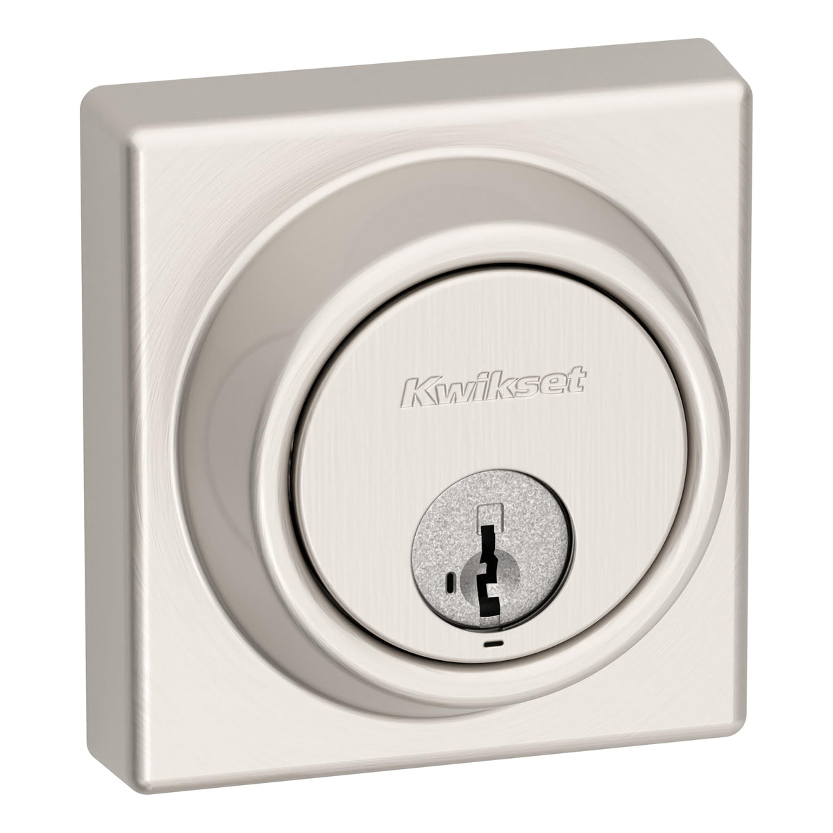 Kwikset 817 Deadbolt Lock Satin Nickel