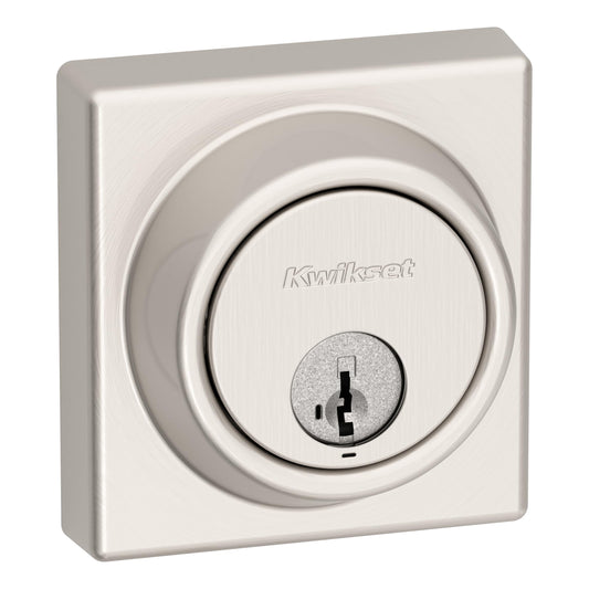 Kwikset 817 Deadbolt Lock Satin Nickel