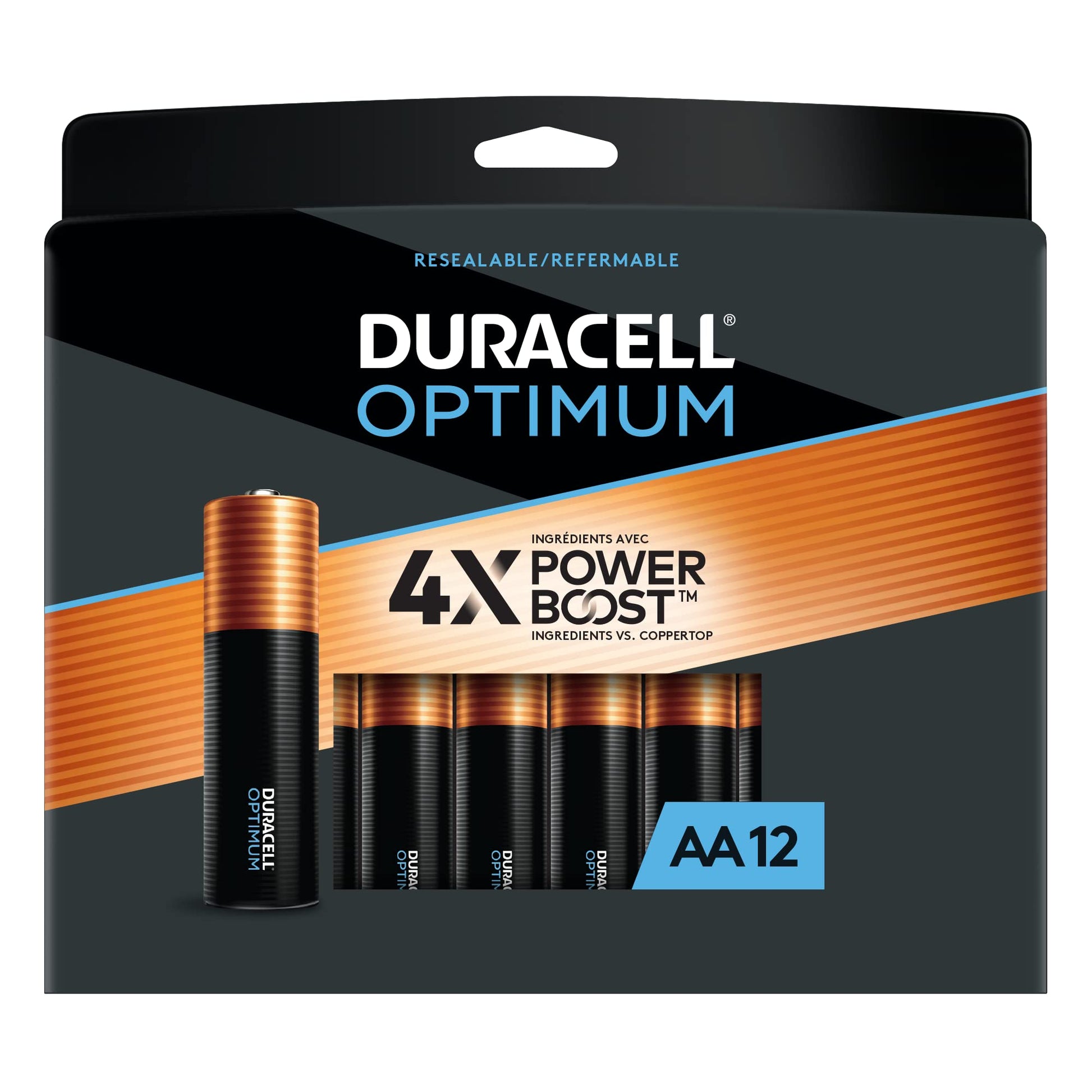 Duracell Optimum AA Batteries 12-Pack