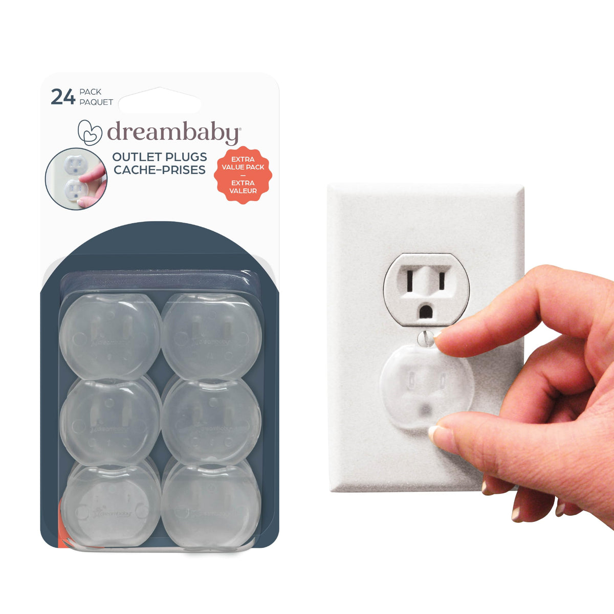 TEEZED OUTLET PLUG TRNSLUC 24P
