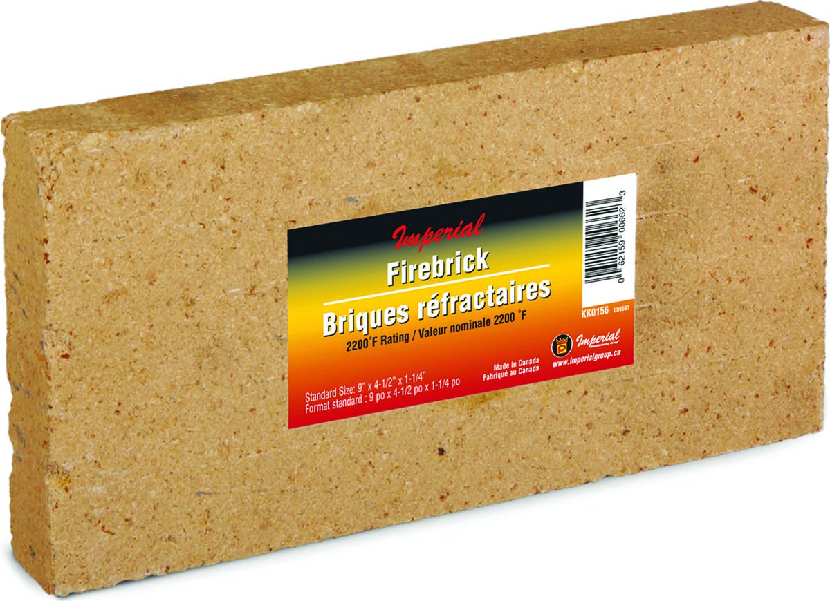 Imperial 9x4.5x1 Fire Brick 6-Pack