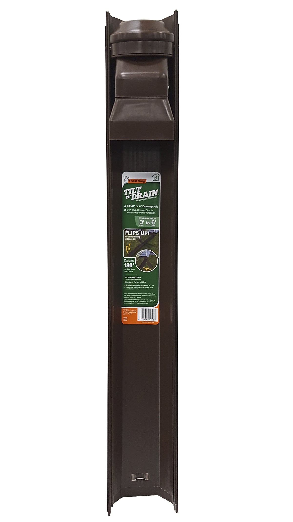 FROST Downspout Extension Brown 3'-6'