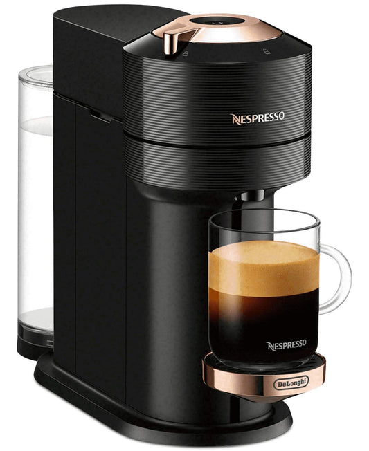Nespresso Vertuo Next Coffee and Espresso Machine by De'Longhi, Dark Grey, Compact, One Touch to Brew, Single-Serve Coffee Maker and Espresso Machine (Renewed)