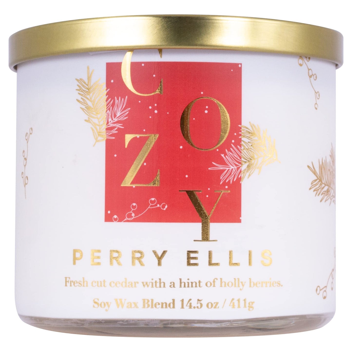 Perry Ellis Cozy Soy Candle