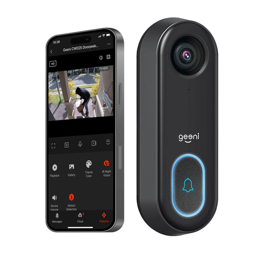 Geeni Doorpeek Smart Video Doorbell 1080p HD