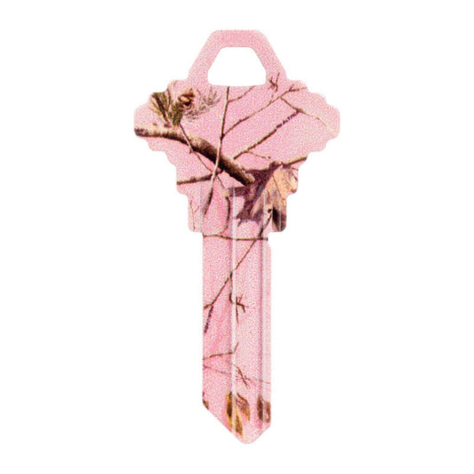 Hillman Universal Key Blank Pink Camo SC1/68