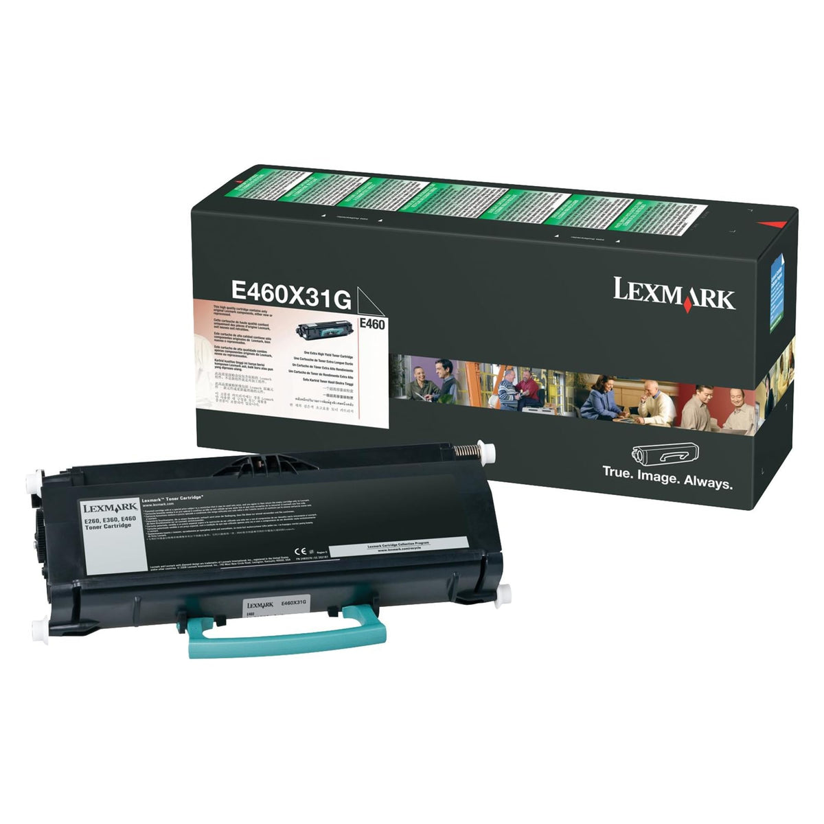 Lexmark E460X31G Black Toner Cartridge