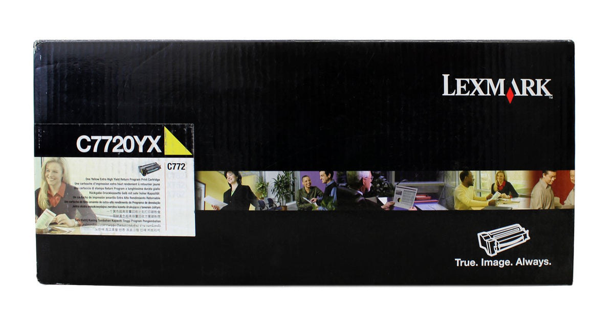 LEXC7720YX - Lexmark Yellow Extra High Yield Return Program Toner Cartridge
