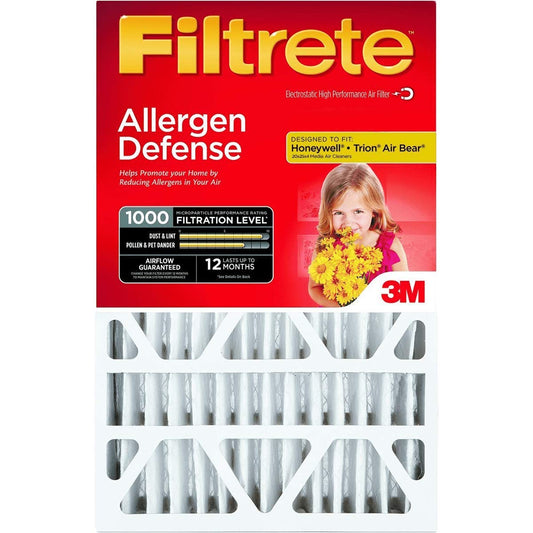3M Ultra Allergen Filter NADP03-4IN-4 20x4x25 in