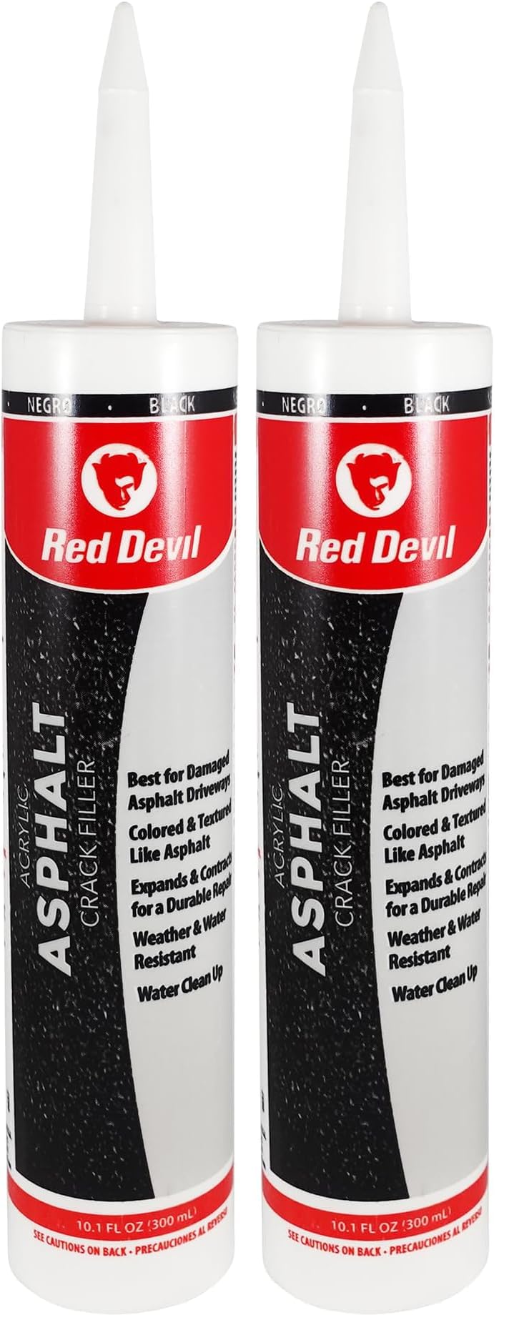 Red Devil 0637 Asphalt Crack Filler 10.1 fl oz 2-Pack