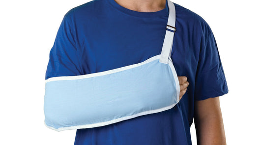 Medline Standard Arm Sling Large ORT11100L Light Blue