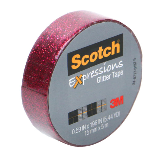 3M Washi Tape Glit HT Pnk .59In
