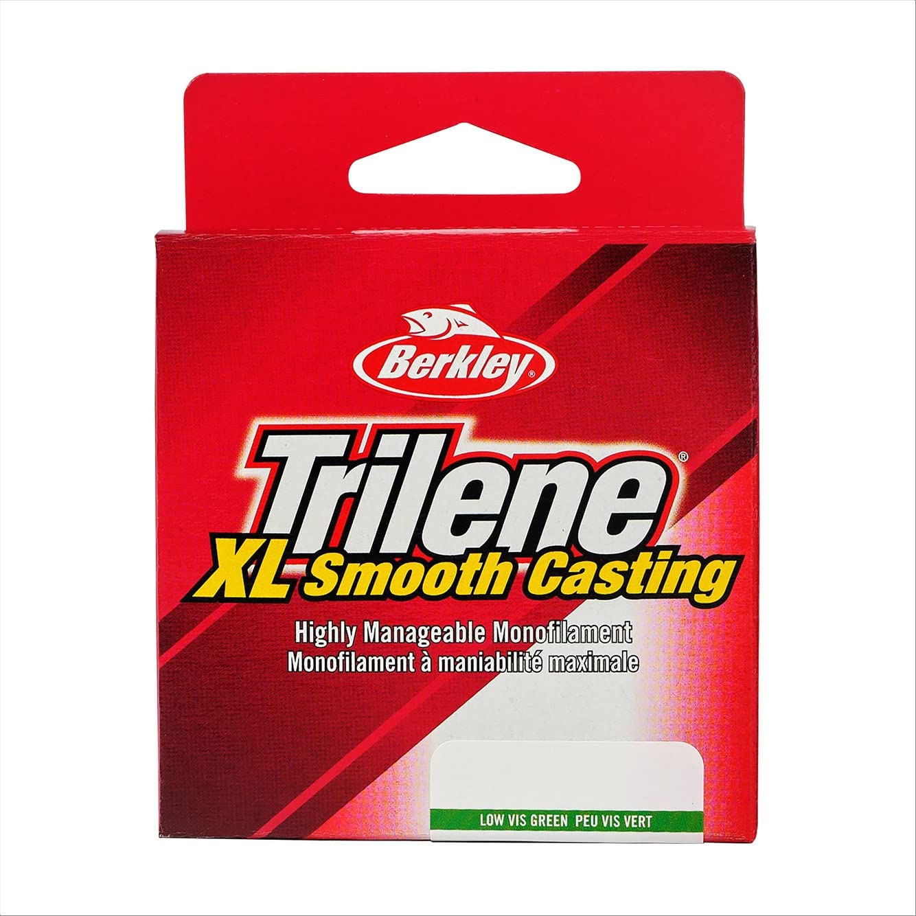 Berkley Trilene® XL®, Low-Vis Green, 6lb | 2.7kg, 110yd | 100m Monofilament Fishing Line, Suitable for Freshwater Environments