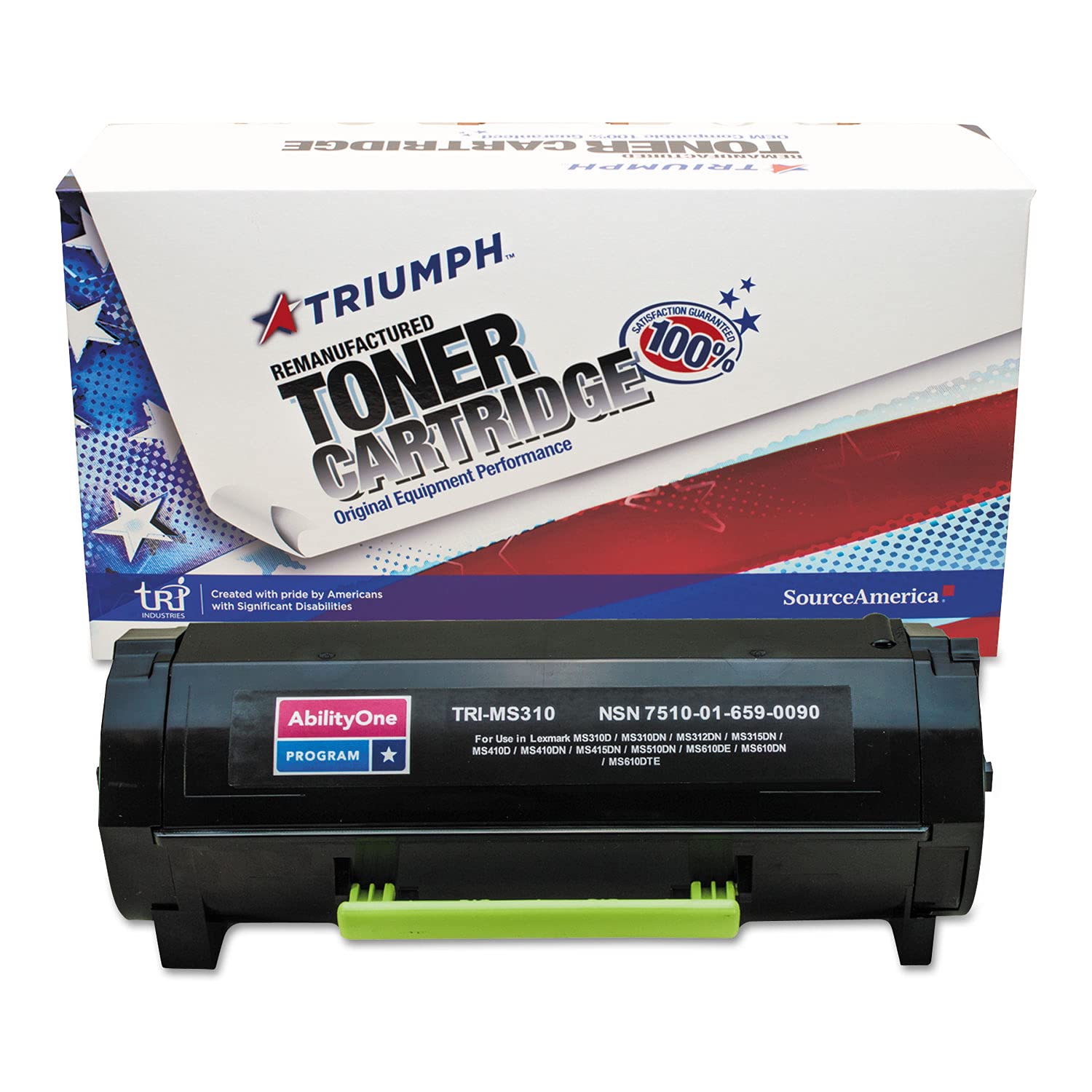 AbilityOne Lexmark Compatible Toner Cartridge 5,000 Pages