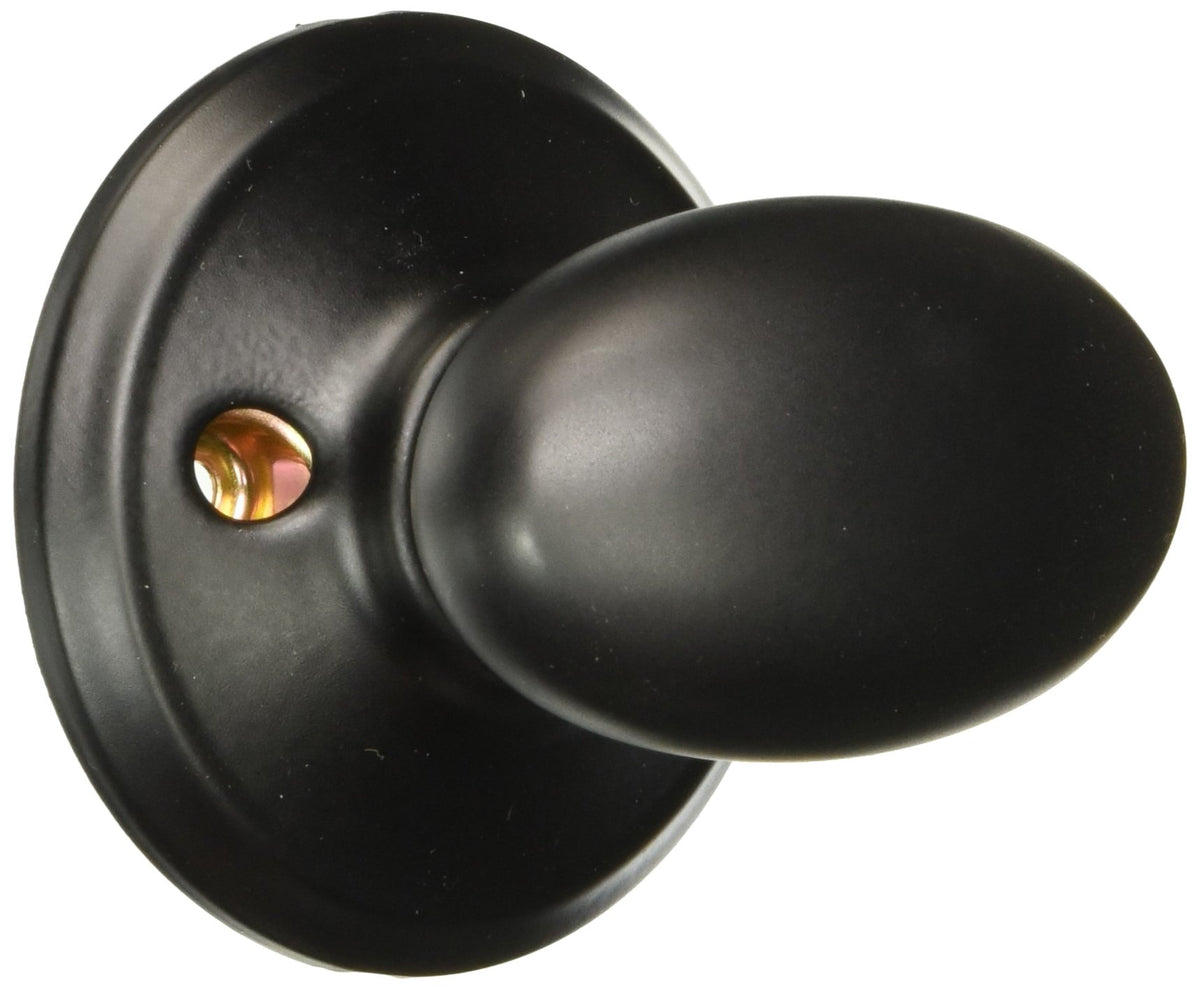 Schlage Siena F170SIE622 Matte Black Dummy Door Knob