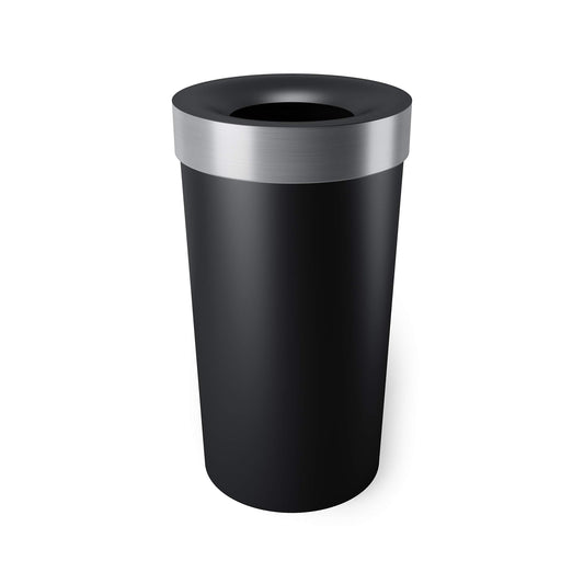 Umbra Vento Trash Can Black 16.5 Gallon