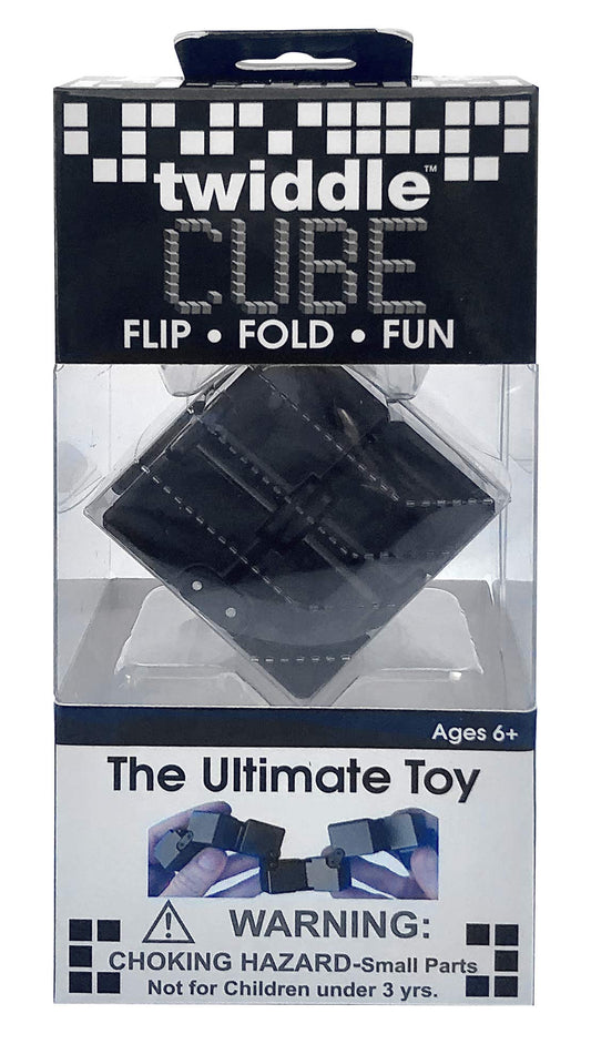 Zorbitz Twiddle Cube Fidget Toy Black
