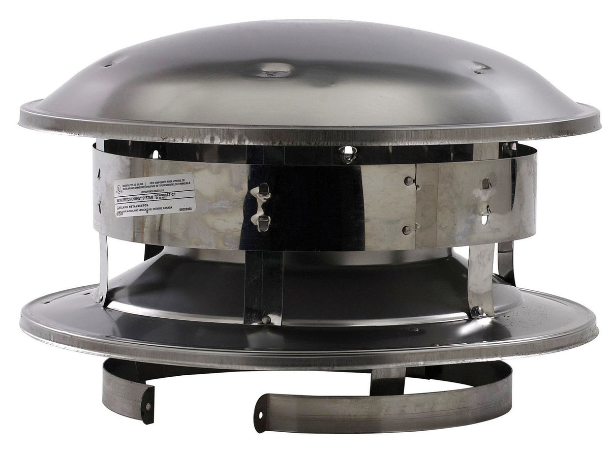 Selkirk 8T-CT 8" Stainless Steel Round Top