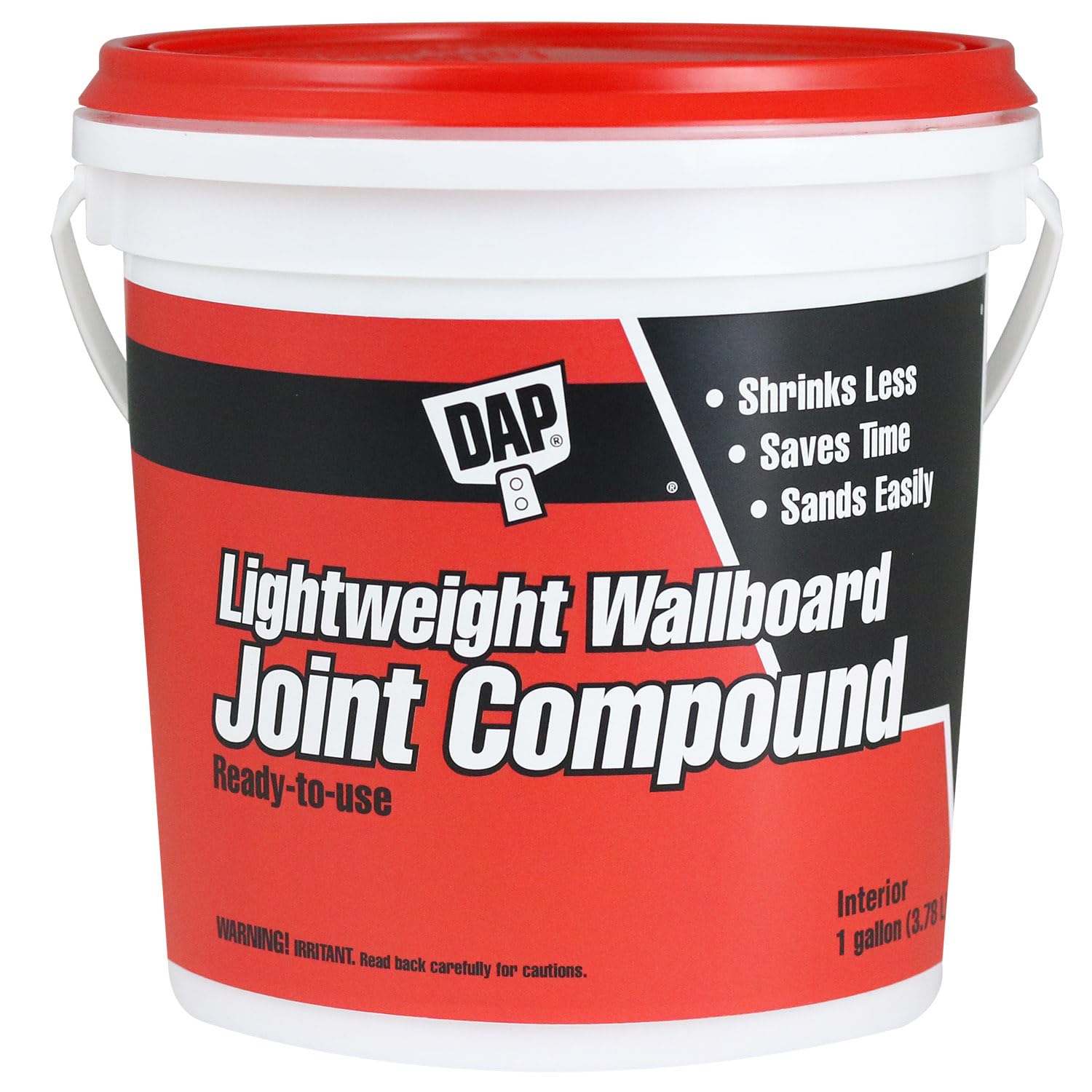 DAP Lightweight Wallboard Joint Compound, White, 1 Gal (7079810114)