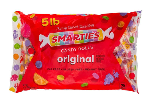 Smart Candy Bulk Rolls Original Flavor - Gluten & Vegan Free - Classic Sweetness From Family Owned Company Since 1949, Peanut Free & Dairy Free - Perfect Halloween Candy - 5 Pound Bag 624149