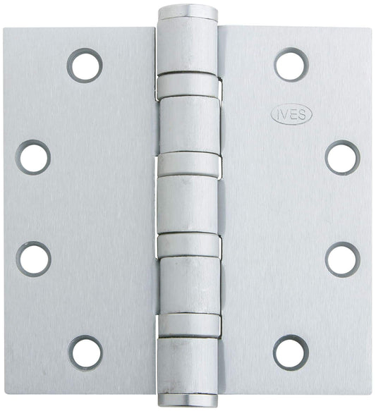 Ives 5BB1HW5412652 Ball Bearing Hinge 5" x 4.5" Satin Chrome