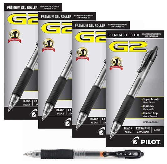 Pilot G2 Bold Point Retractable Gel Pen, 1 Dozen