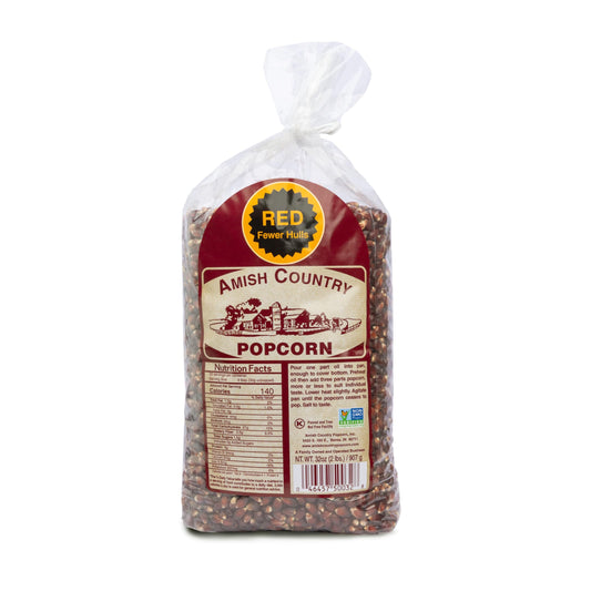 Amish Red Popcorn 8 Pack 2lb Bags