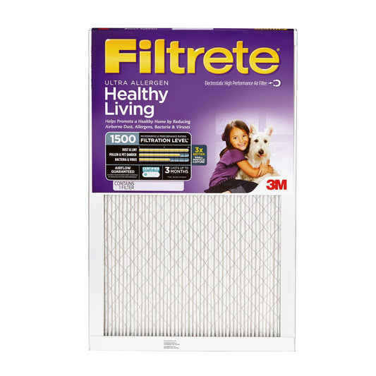 3M Filtrete Ultra Allergen Pleated Filter 12x36x1