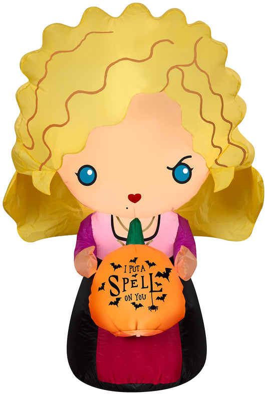 Gemmy Hocus Pocus Sarah Disney Inflatable 3.5 ft