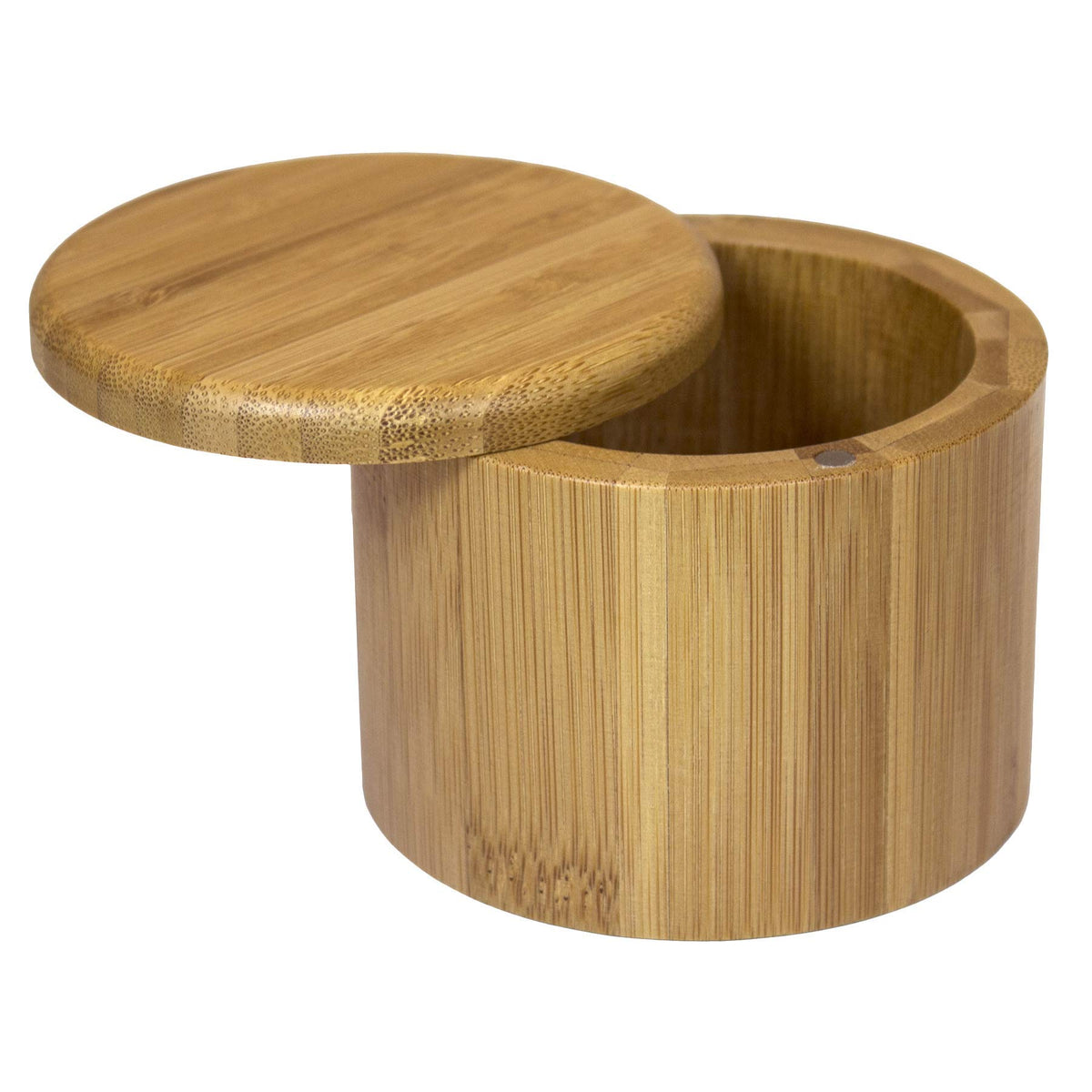 Totally Bamboo Round Salt Box