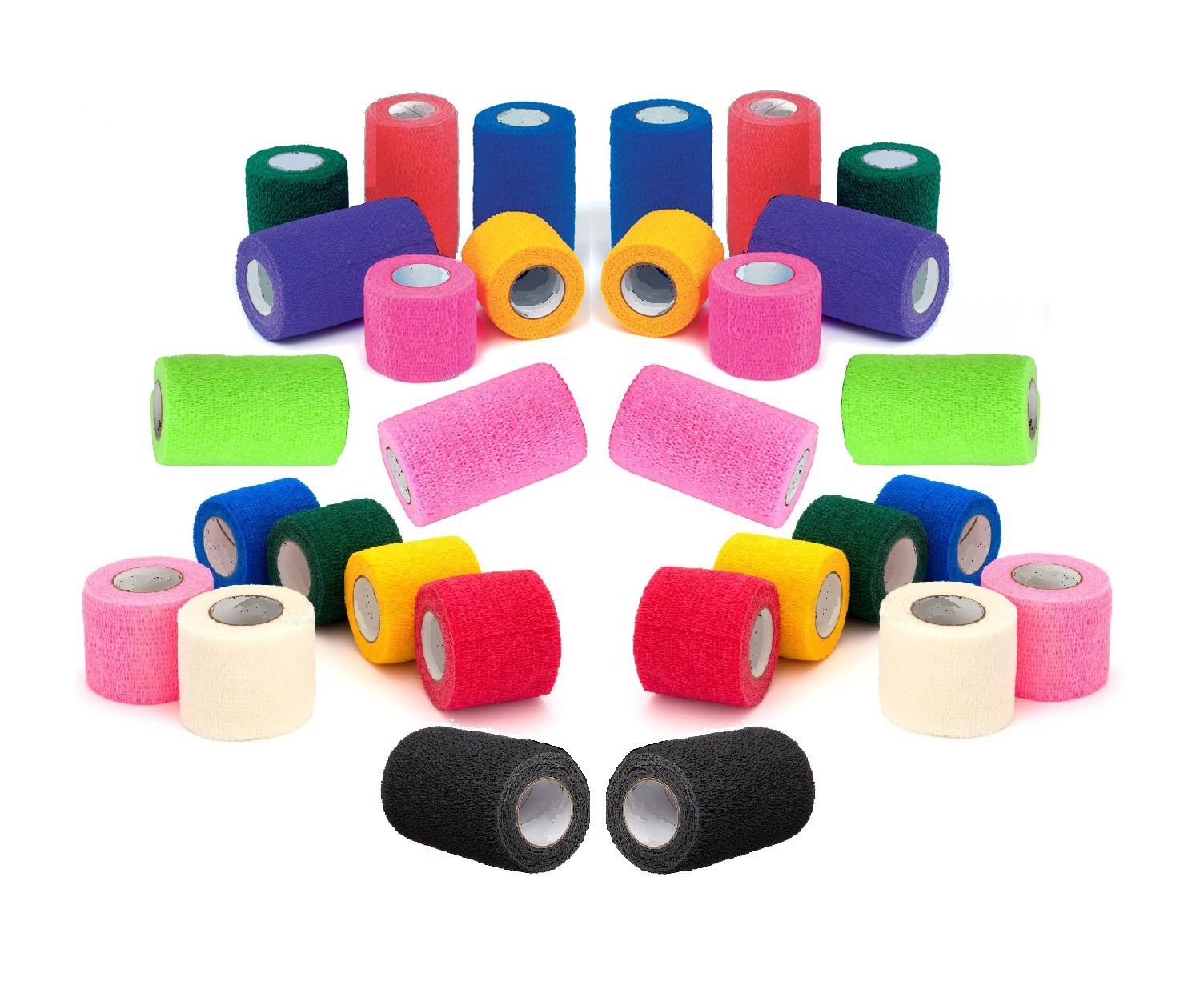 3M Vetrap 2-Inch Tape 18-Roll Assorted