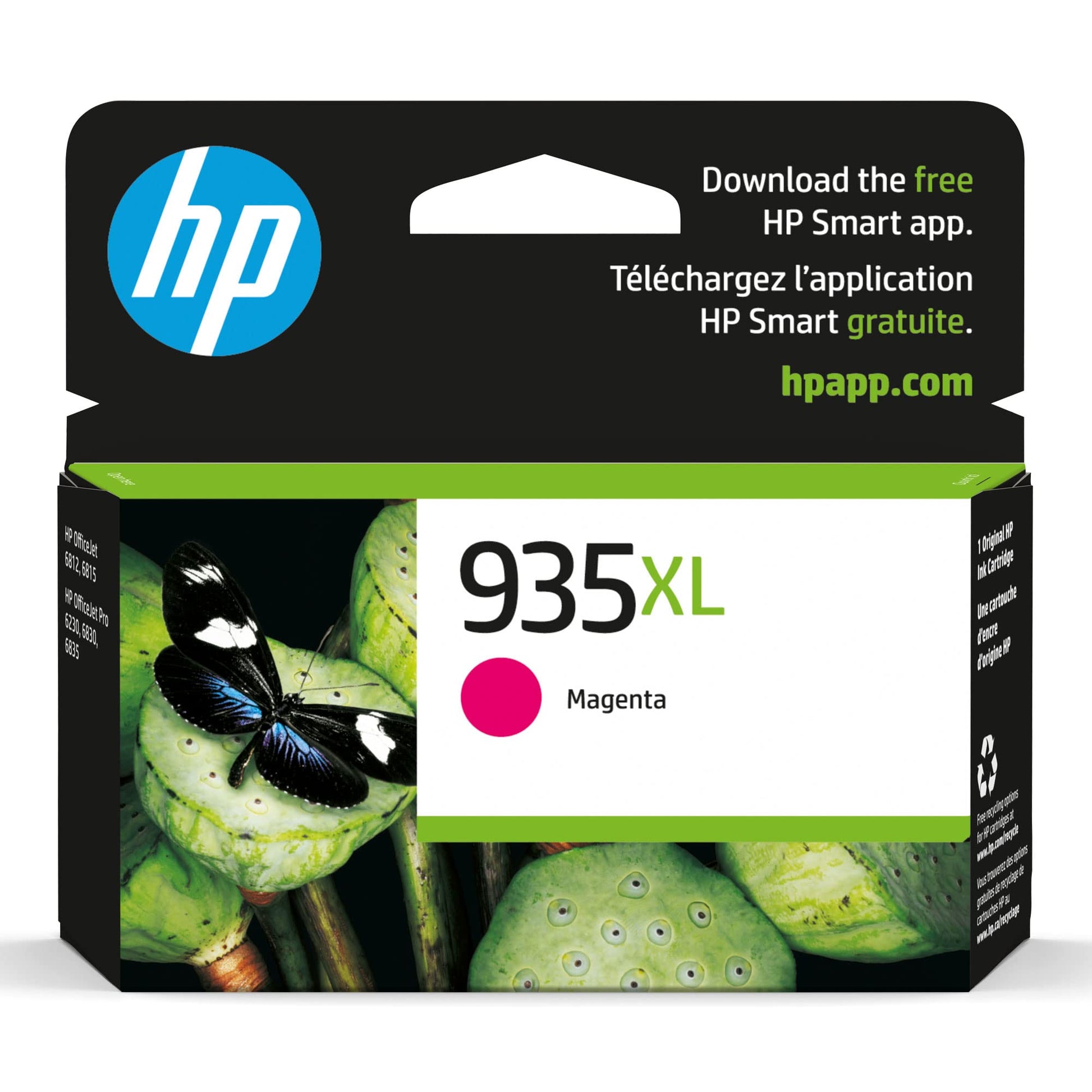 HP 935XL Magenta High-Yield Ink Cartridge C2P25AN