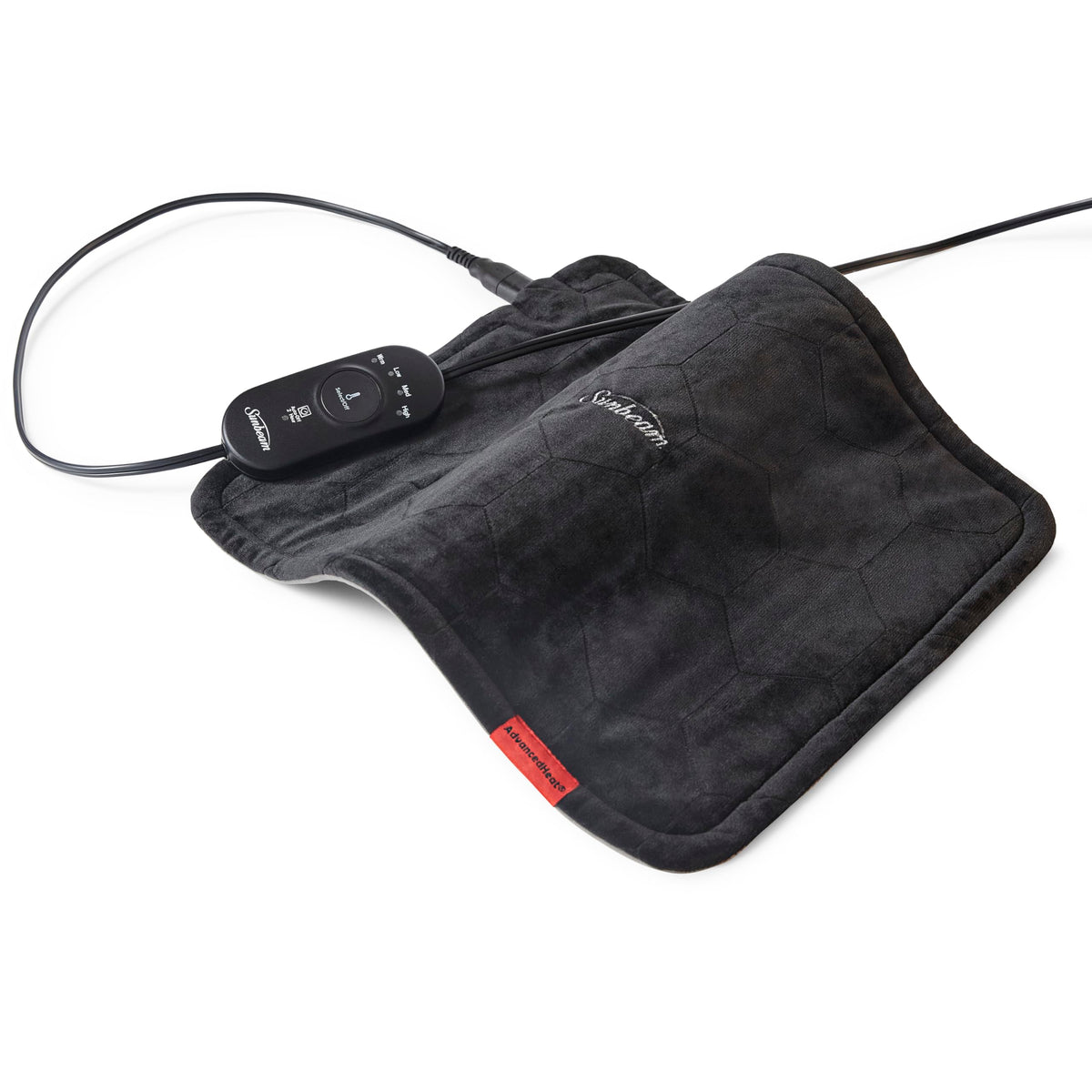 Sunbeam AdvancedHeat Heating Pad Standard Black