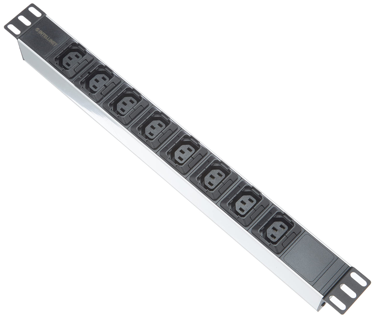 Intellinet 19 1U Rackmount Anti-Shedding 8-Output C13 Power Distribution Unit [PDU]