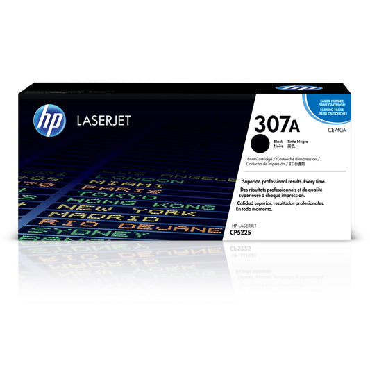 HP 307A Black Toner Cartridge CE740A