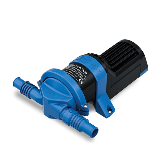 Whale Gulper 320 (12V) High Capacity Graywater Waste Pump, 5 GPM, Handles Waste From Multiple Drains - No Filters, Non Clog, BP2052