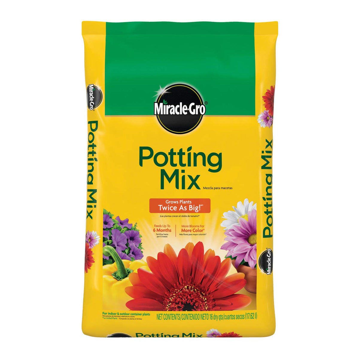Miracle-Gro Potting Mix 16qt