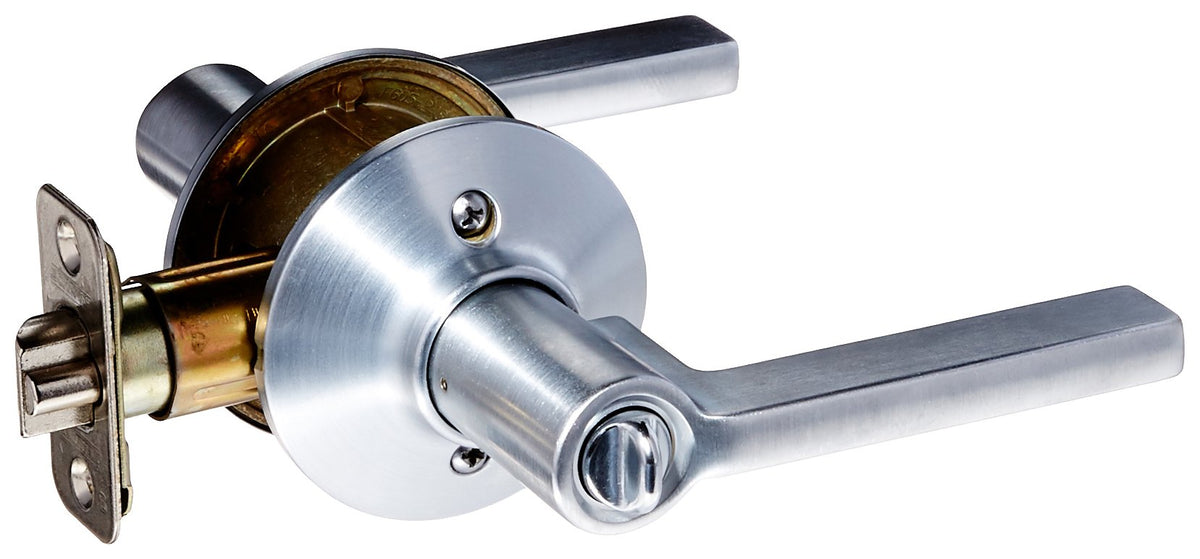 Schlage F51A Latitude Keyed Entry Lock Satin Chrome